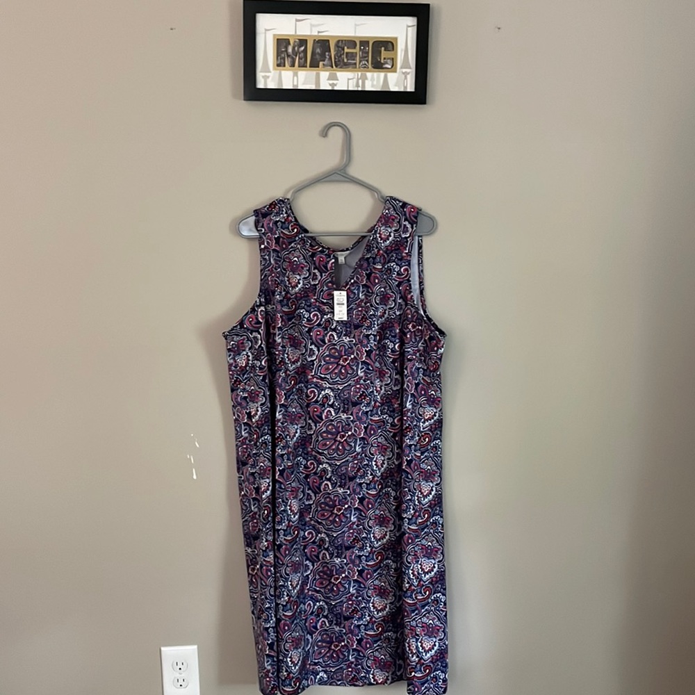 NWT Paisley Shift Dress
